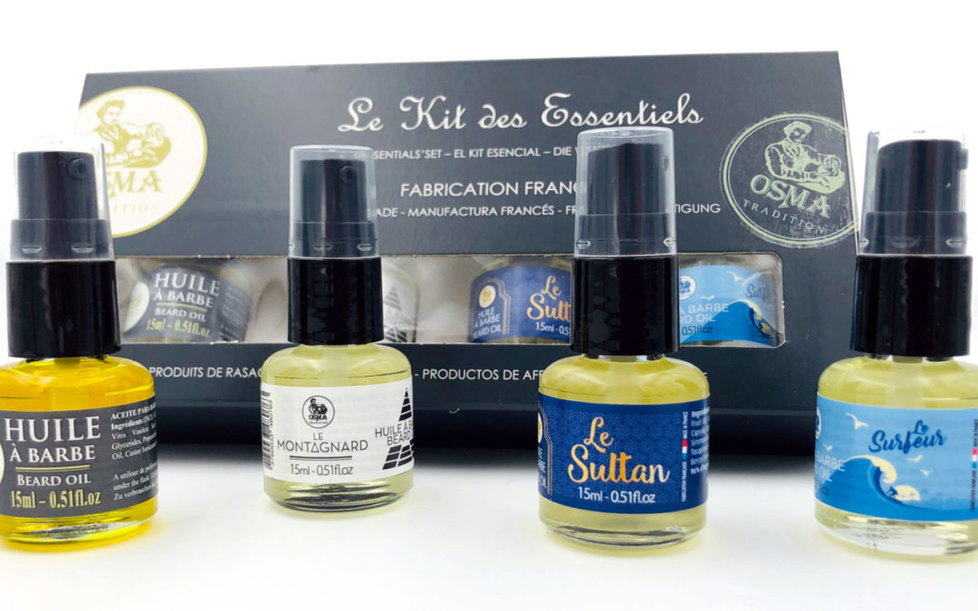 Nouveautés : Un coffret Découverte Huile à barbe 15ml